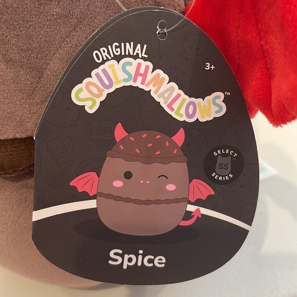 NWT 8” Sugar the Angel Food Cake & Spice the Devils Food Cake Squishmallow Set - Picture 12 of 13